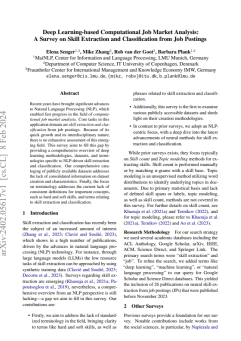 Deep Learning-based Computational Job Market Analysis: